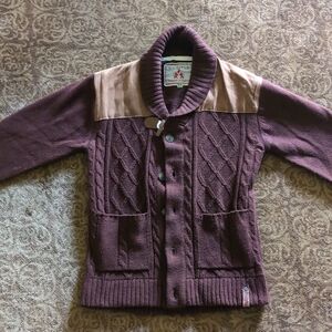 SoulStar Maroon Cardigan, medium